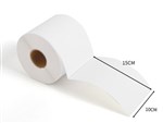 LABELS THERMAL TRANSFER 100X150MM  38MM CORE WHT ROLL400 BX16