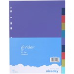 NICEDAY PP DIVIDERS A4 10 TAB