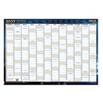 COLLINS WRITERAZE 10800 QC EXECUTIVE YEAR PLANNER LAMINATED ROLL UP 700 X 1000MM