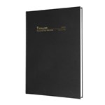 COLLINS 24M4P99 FINANCIAL YEAR DIARY 2 DAYS TO PAGE A4 BLACK