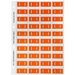 AVERY 44509 LATERAL FILE LABEL SIDE TAB COLOUR CODE I 25 X 42MM ORANGE PACK 240
