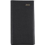 DEBDEN ASSOCIATE SLIMLINE 4601V99 DIARY WEEK TO VIEW B67 BLACK