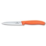 VICTORINOX PARING KNIFE PLAIN POINTED 10CM ORANGE