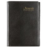 CUMBERLAND NORWICH 67S SPIRAL DIARY PVC WEEK TO VIEW A6 BLACK
