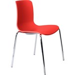 DAL ACTI CHAIR 4LEG CHROME FRAME POLYPROP SHELL 445MM
