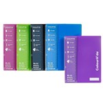 COLOURHIDE NOTEBOOK WITH POCKETS 120 PAGE A4 ASSORTED
