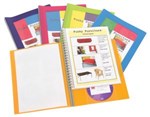 MARBIG DISPLAY BOOK PROFESSIONAL SERIES REFILLABLE WITH FRAME ASSORTED COLOUR