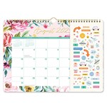 ORANGE CIRCLE 2026 WALL CALENDAR BELLA FLORA