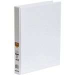 MARBIG CLEARVIEW INSERT RING BINDER 2D 25MM A4 WHITE