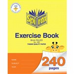 SPIRAX 195 EXERCISE BOOK 8MM 240 PAGES 225 X 175MM
