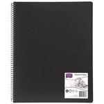 DERWENT ACADEMY VISUAL ART DIARY PORTRAIT 120 PAGE 11 X 14 INCH BLACK