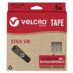 VELCRO ECO COLLECTION TAPE 3M X 22MM WHITE
