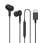 MOKI TYPEC CONNECT EARPHONES  INLINE MICROPHONE AND CONTROL BLACK