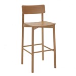 RAPIDLINE ARLO HIGH STOOL 466 X 476 X 1050MM AMERICAN OAK