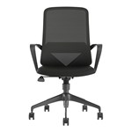 MONDO MISTRAL OFFICE CHAIR WITH ARMS BLACK