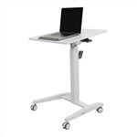 VISIONCHART HEIGHT ADJUSTABLE MOBILE LAPTOP LECTERNDESK 650 X 400 X 7501120MM WHITE