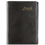 CUMBERLAND NORWICH 67S SPIRAL DIARY PVC WEEK TO VIEW A6 BLACK