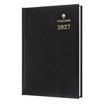 COLLINS STERLING 184P99 DIARY DAY TO PAGE A5 BLACK
