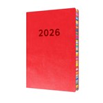 COLLINS RAINBOW EDGE ED151U15 DIARY DAY TO PAGE A5 RED