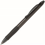 PILOT G2 RETRACTABLE GEL INK STYLUS PEN 05MM GREY BARREL BLACK INK