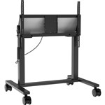 MAXHUB EST09 HEIGHT ADJUSTABLE MONITOR TROLLEY BLACK