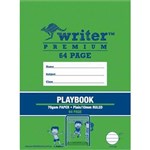 WRITER PREMIUM PLAYBOOK 10MM PLAINRULED 70GSM 64 PAGE 330 X 240MM PLAYGROUND