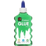 EDUCATIONAL COLOURS COLOUR GLUE 177ML GREEN