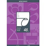 VICTORY GRAPH BOOK A4 48 PAGE 5MM