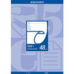 VICTORY EXERCISE BOOK 225 X 175MM 48 PAGE QLD RULING YEAR 1