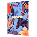 COLLINS NOTEBOOK DOWN THE GARDEN PATH RULED A5 TOUCAN BLUE