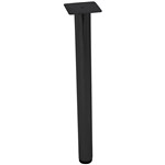 RAPIDLINE ROUND LEG 60 X 705MM BLACK SET 4