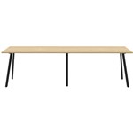 RAPIDLINE ETERNITY HIGH BAR TABLE 3600 X 900MM NATURAL OAKBLACK