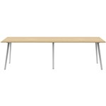 RAPIDLINE ETERNITY HIGH BAR TABLE 3600 X 900MM NATURAL OAKWHITE
