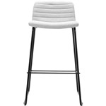 RAPIDLINE PIXEL COUNTER STOOL 630MM LIGHT GREYBLACK
