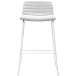 RAPIDLINE PIXEL COUNTER STOOL 630MM LIGHT GREYWHITE