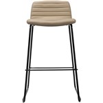 RAPIDLINE PIXEL HIGH BAR STOOL 730MM ALMONDBLACK