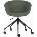 RAPIDLINE PIXEL TUB CHAIR ON 5 STAR BASE OLIVEBLACK