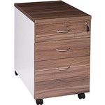 OM PREMIER MOBILE PEDESTAL 3DRAWER LOCKABLE 468 X 510 X 685MM CASNANWHITE