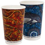 HUHTAMAKI FUTURE FRIENDLY CCAB DOUBLE WALL PAPER CUP 510ML ASSORTED PACK 25