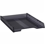 ITALPLAST SLIMLINE MULTI FIT DOCUMENT TRAY A4 TINTED GREY