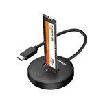 MBEAT H1 USB 32 GEN2 10GBPS M2 NVME AND SATA SSD MINI DOCK BLACK
