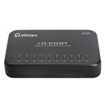 SHINTARO MULTI DEVICE CHARGER 10 USBC BLACK