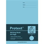 PROTEXT WRITING BOOK DOTTED THIRDS 24MM 70GSM 64 PAGE 330 X 240MM APE ASSORTED