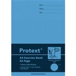 PROTEXT EXERCISE BOOK 24MM RULED 64 PAGE ASSORTED A4