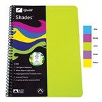 QUILL NOTEBOOK PP SIDE OPENING 60GSM 120 PAGE A4 ASSORTED