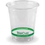 BIOPAK BIOCUP PLA CUP 200ML CLEAR PACK 100