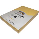 RAINBOW COLOURED A3 COPY PAPER 80GSM 500 SHEETS LEMON YELLOW