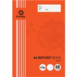 OLYMPIC TY24I BOTANY BOOK QLD RULING YEAR 2 18MM 55GSM 48 PAGE A4