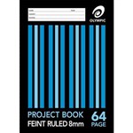 OLYMPIC STRIPE PROJECT BOOK 8MM RULED A4 64 PAGE