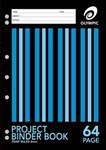 OLYMPIC STRIPE BINDER PROJECT WORK BOOK A4 64 PAGE 8MM RULED